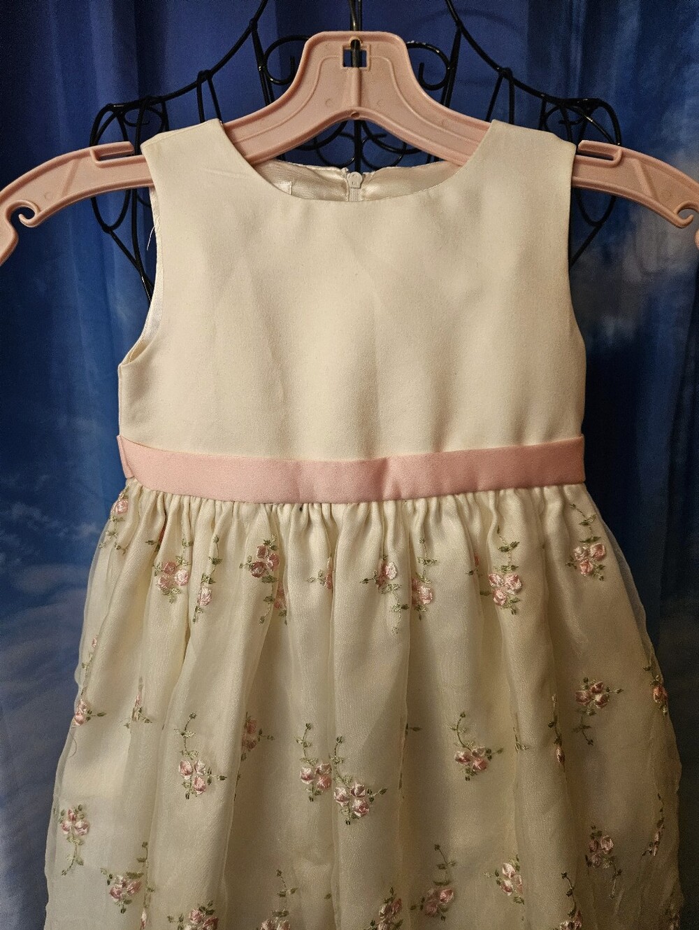 Cinderella Ivory Satin Dress - Picture 3 of 7